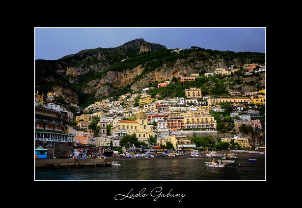 Positano from sea -  