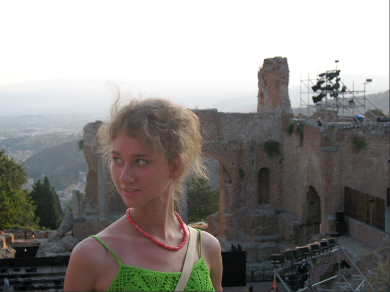 Teatro Greco, Taormina, Sicilia -  