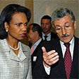 Massimo D'Alema, Condoleezza Rice.  repubblica.it